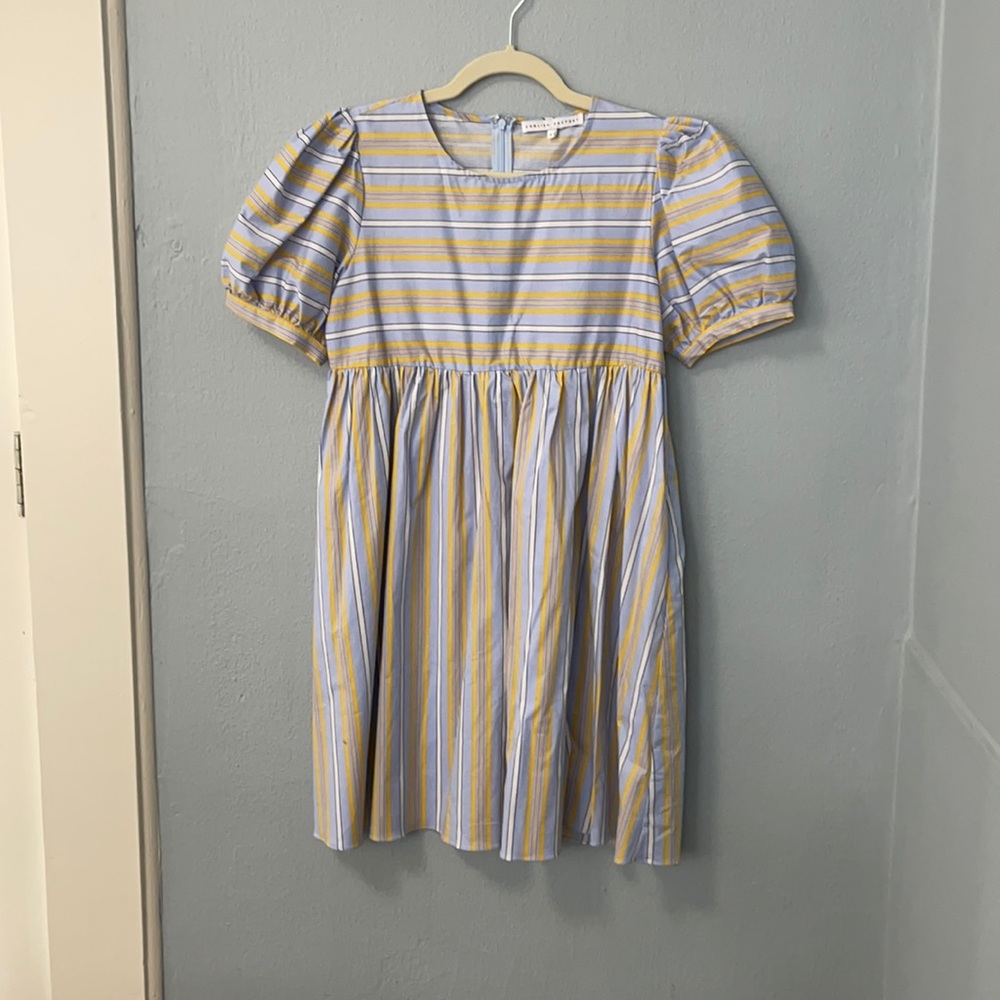 English Factory Babydoll Puff Sleeve Dress